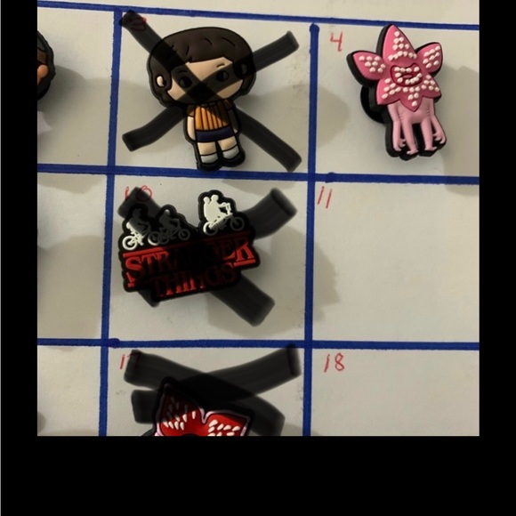 Stranger things shoe charms/Jibbitz. $3 each and up or bundle to save! - Picture 3 of 5